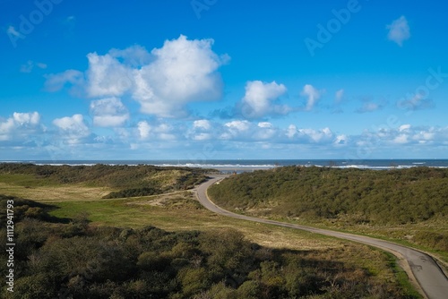 Landschaft an der niederländischen Nordsee 