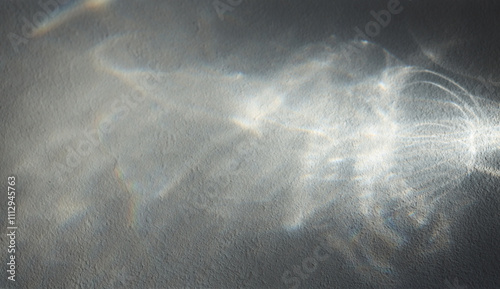 Cuadro en lienzo Soft focus gray grain blur texture wall with refraction