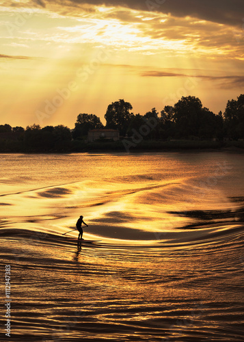 Mascaret sur la Dordogne