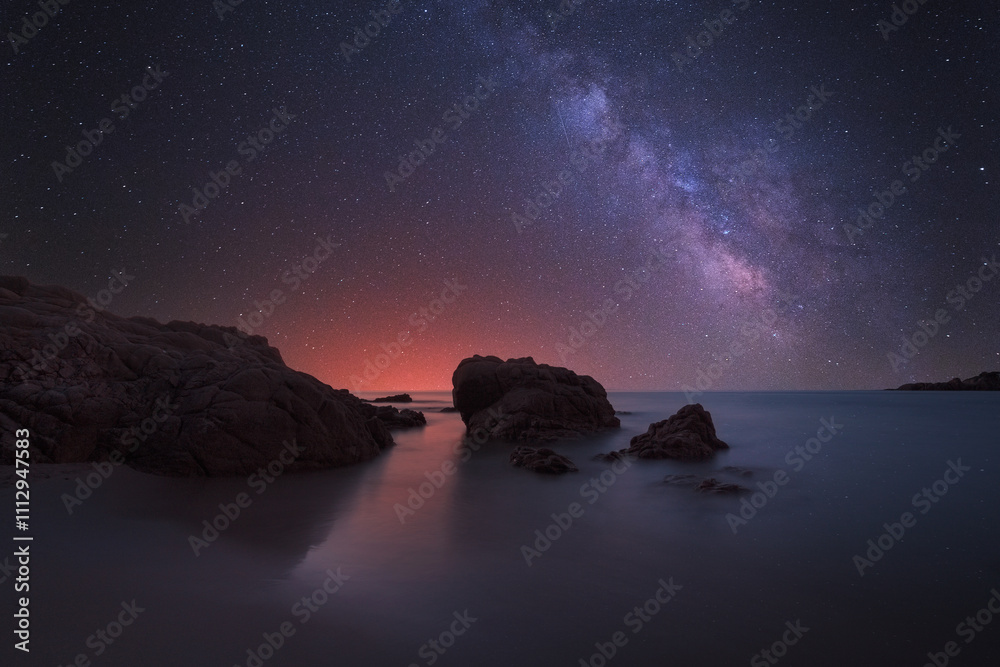 Fototapeta premium Voie lactée en Corse