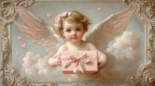 Cherubic Angel with Gift