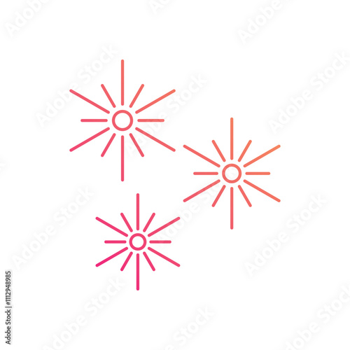 Fireworks vector icon