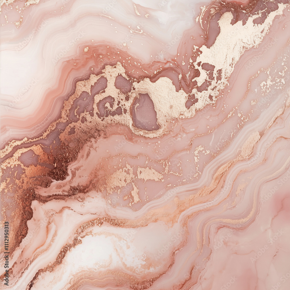 Obraz premium Backgrounds Rose Gold Marble Background