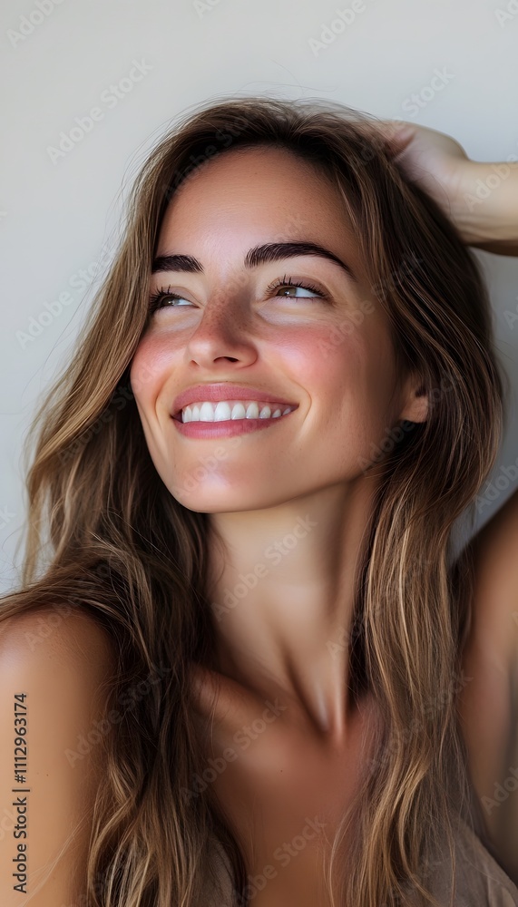 Portrait of a happy confident and healthy Caucasian woman Portrait of a happy confident and healthy Caucasian woman