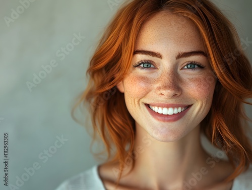 Portrait of a happy confident and healthy Caucasian woman