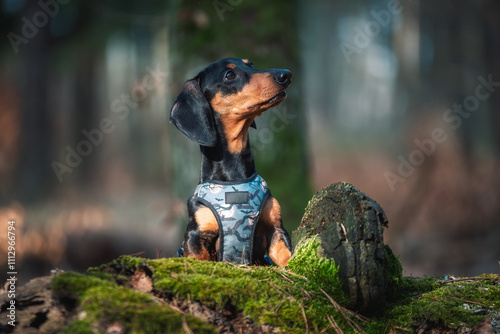 Forest scout dachshund photo