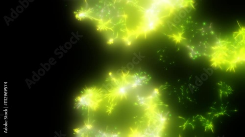 Happy new year 2025 motion animation. Abstract motion background shining colorful particles. New year and Christmas 2025, 2024 background. Seamless 4K loop video.