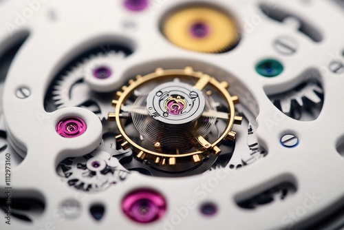 Wallpaper Mural A detailed shot of a watch face with hands and clock marks Torontodigital.ca