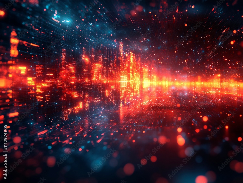 An abstract digital art piece showcasing an intense, radial explosion of red light set against a dark background The artwork resembles visualizations of sound waves or energy fields and suggests mov An abstract digital art piece showcasing an intense, radial explosion of red light set against a dark background The artwork resembles visualizations of sound waves or energy fields and suggests mov