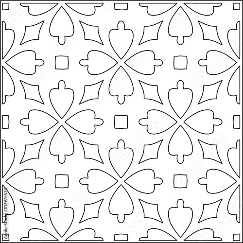 Abstract shapes.Patterns from lines.White wallpaper. Vector graphics for design, textile, decoration, cover, wallpaper, web background, wrapping paper, fabric, packaging. Repeating pattern.