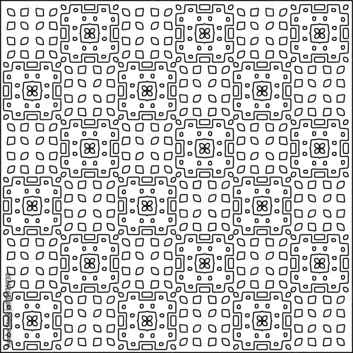 Abstract shapes.Patterns from lines.White wallpaper. Vector graphics for design, textile, decoration, cover, wallpaper, web background, wrapping paper, fabric, packaging. Repeating pattern.