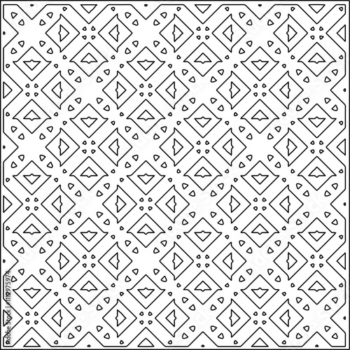 Abstract shapes.Patterns from lines.White wallpaper. Vector graphics for design, textile, decoration, cover, wallpaper, web background, wrapping paper, fabric, packaging. Repeating pattern.