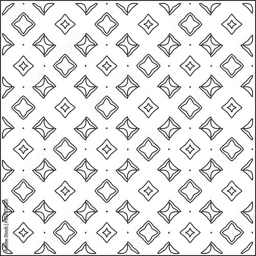 Abstract shapes.Patterns from lines.White wallpaper. Vector graphics for design, textile, decoration, cover, wallpaper, web background, wrapping paper, fabric, packaging. Repeating pattern.