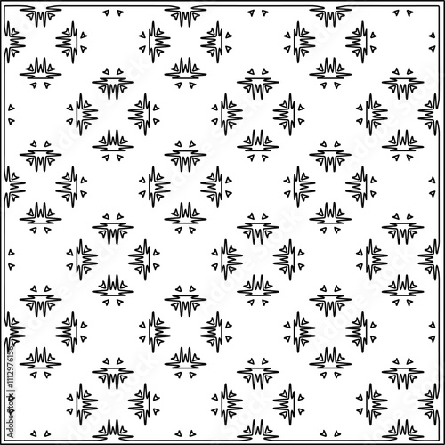 Abstract shapes.Patterns from lines.White wallpaper. Vector graphics for design, textile, decoration, cover, wallpaper, web background, wrapping paper, fabric, packaging. Repeating pattern.