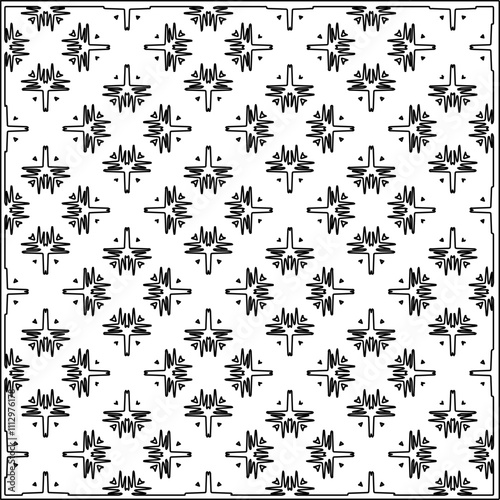 Abstract shapes.Patterns from lines.White wallpaper. Vector graphics for design, textile, decoration, cover, wallpaper, web background, wrapping paper, fabric, packaging. Repeating pattern.