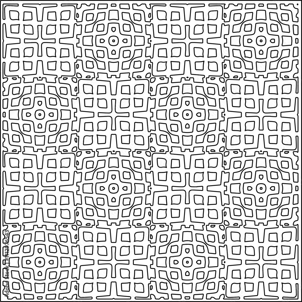 Abstract shapes.Patterns from lines.White wallpaper. Vector graphics for design, textile, decoration, cover, wallpaper, web background, wrapping paper, fabric, packaging. Repeating pattern. Abstract shapes.Patterns from lines.White wallpaper. Vector graphics for design, textile, decoration, cover, wallpaper, web background, wrapping paper, fabric, packaging. Repeating pattern.