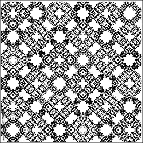 Abstract shapes.Patterns from lines.White wallpaper. Vector graphics for design, textile, decoration, cover, wallpaper, web background, wrapping paper, fabric, packaging. Repeating pattern.