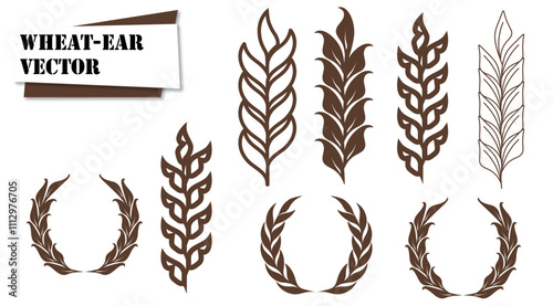 wheat ear vector