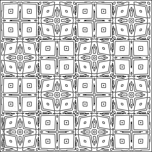Abstract shapes.Patterns from lines.White wallpaper. Vector graphics for design, textile, decoration, cover, wallpaper, web background, wrapping paper, fabric, packaging. Repeating pattern.