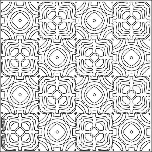 Abstract shapes.Patterns from lines.White wallpaper. Vector graphics for design, textile, decoration, cover, wallpaper, web background, wrapping paper, fabric, packaging. Repeating pattern.