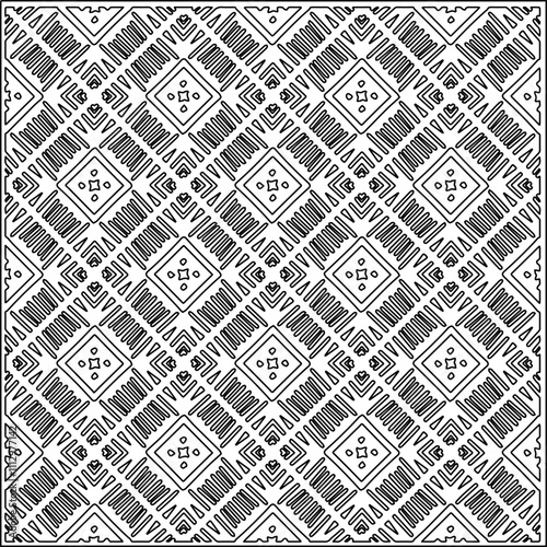 Abstract shapes.Patterns from lines.White wallpaper. Vector graphics for design, textile, decoration, cover, wallpaper, web background, wrapping paper, fabric, packaging. Repeating pattern.