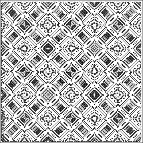 Abstract shapes.Patterns from lines.White wallpaper. Vector graphics for design, textile, decoration, cover, wallpaper, web background, wrapping paper, fabric, packaging. Repeating pattern.