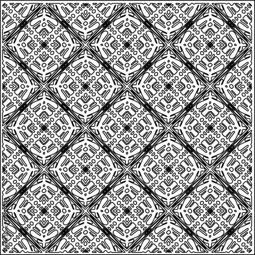 Abstract shapes.Patterns from lines.White wallpaper. Vector graphics for design, textile, decoration, cover, wallpaper, web background, wrapping paper, fabric, packaging. Repeating pattern.