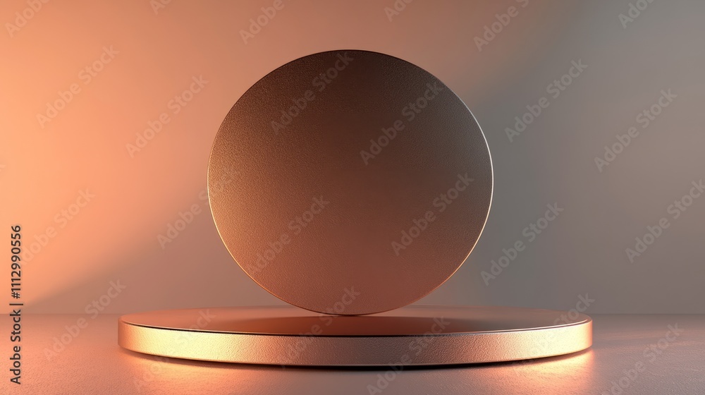 podium with round ring backdrop podium with round ring backdrop