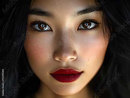 Portrait of a female Asian model