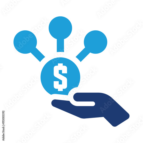 Fund raising icon