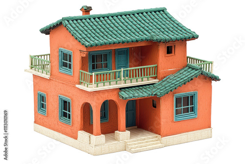house on white