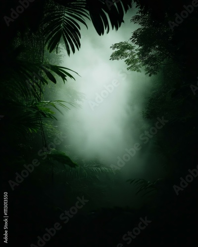 Misty Jungle Opening - Dark and Atmospheric Scene