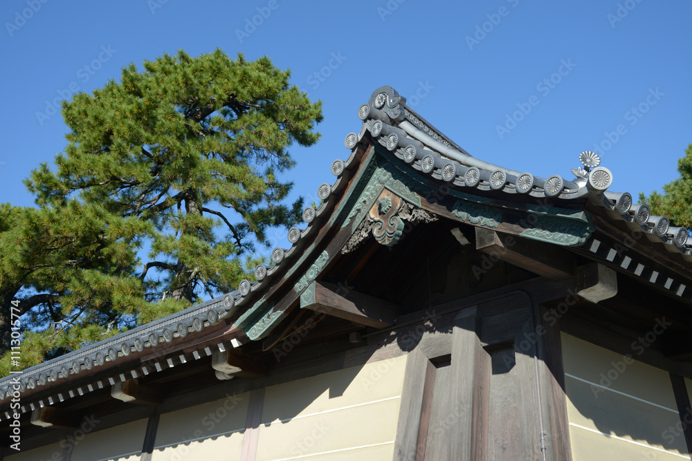 京都御所 外壁の屋根 京都市上京区 京都御所 外壁の屋根 京都市上京区