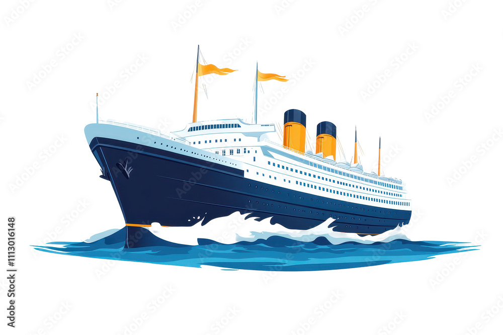ship on the water