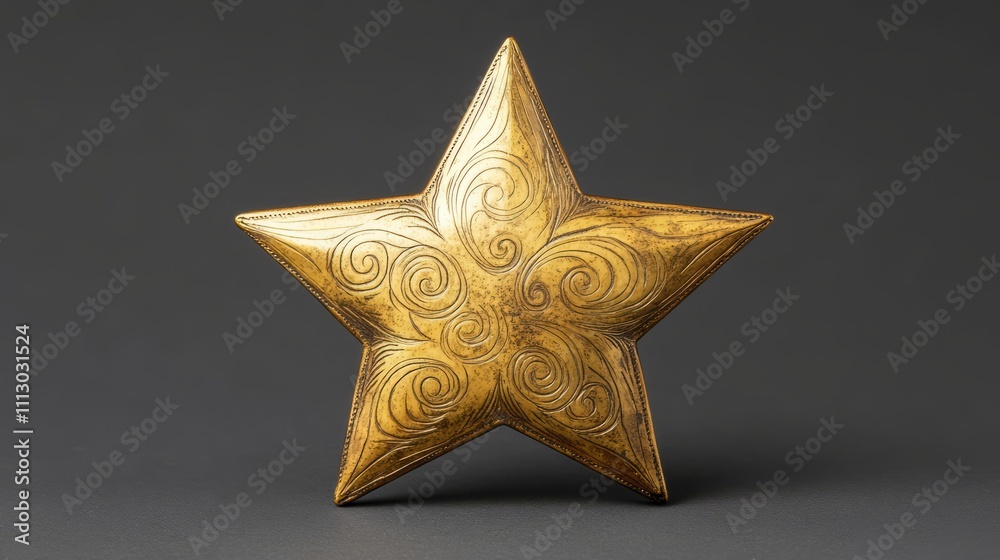 Obraz premium golden ancient star