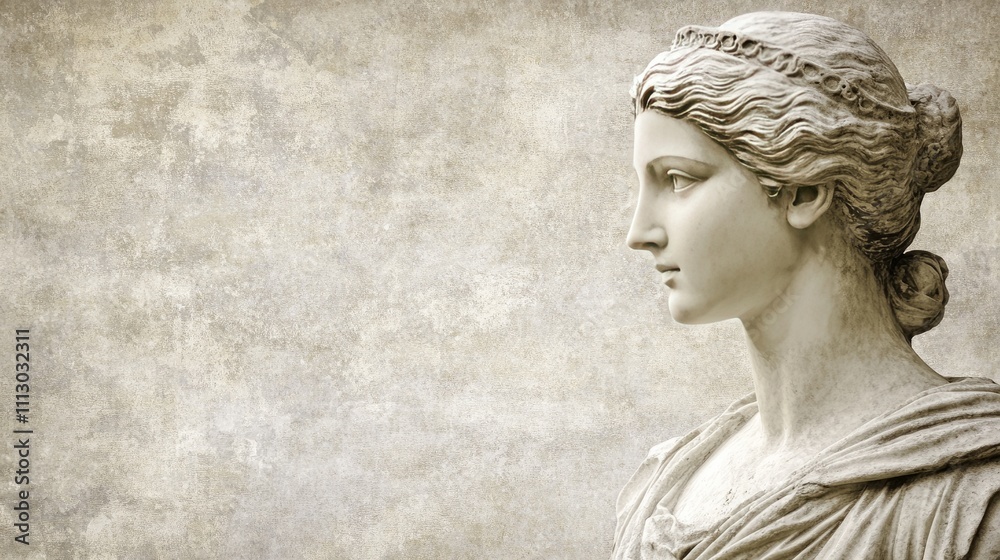 Fototapeta premium statue of a person