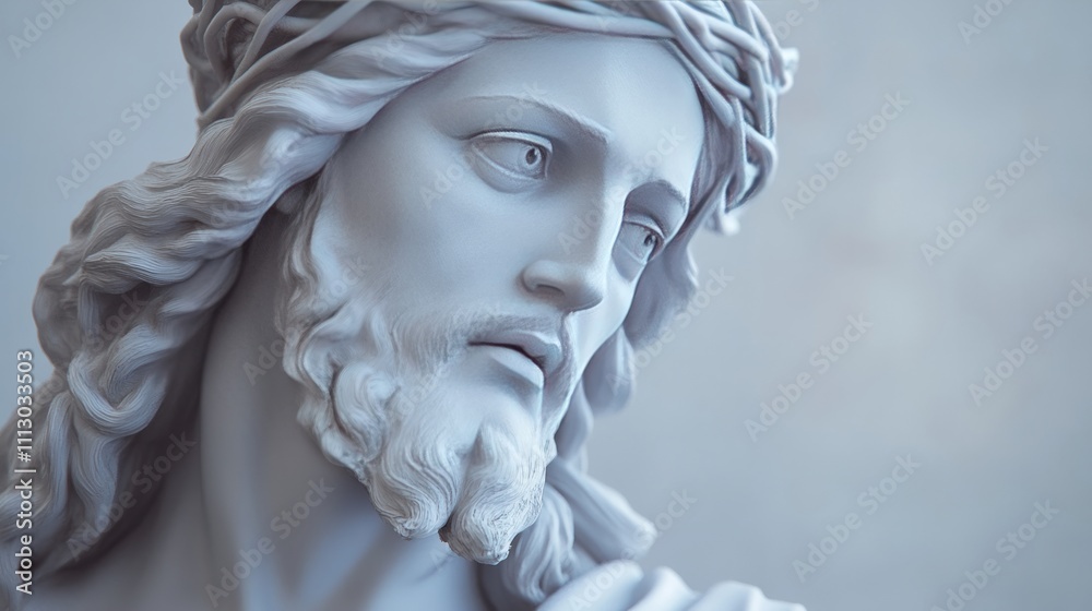 Obraz premium head of statue