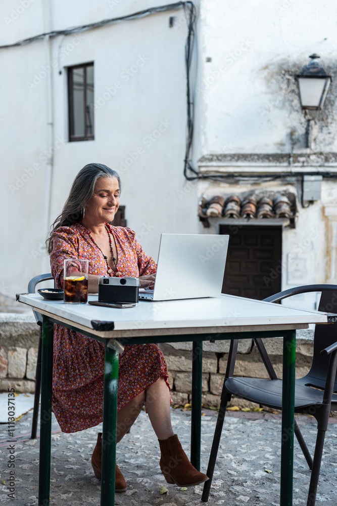 Content creator working in social media Content creator working in social media
