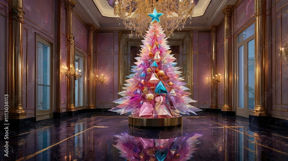 Unique Christmas trees: creative designs made of metal, wood, crystals, and other materials to inspire your holiday celebrations.