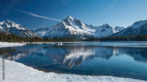 Winter magic: snowy landscapes, mountains, forests, frozen lakes, and cozy cabins — a fairytale of nature in every moment.