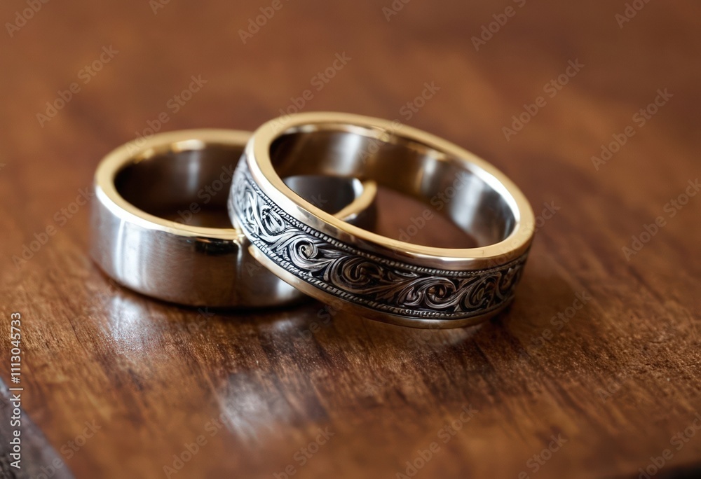 wedding rings on black background wedding rings on black background