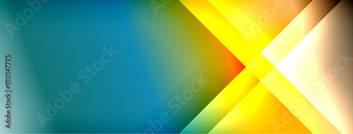 Dynamic shadow lines with gradient colors geometric background