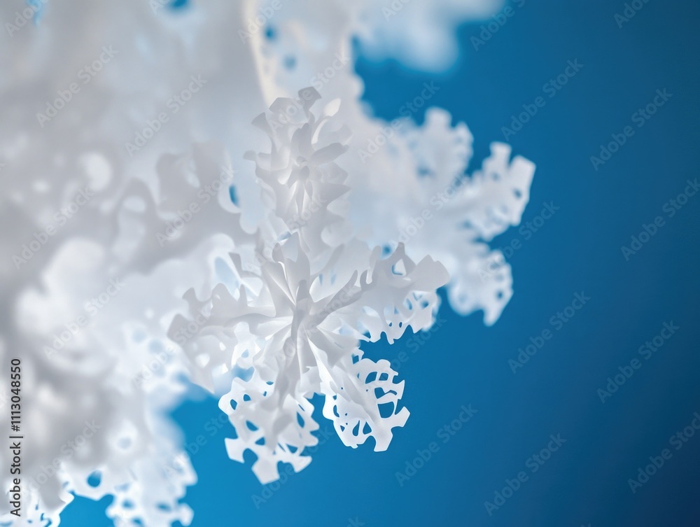 Close-up of a Snowflake Close-up of a Snowflake
