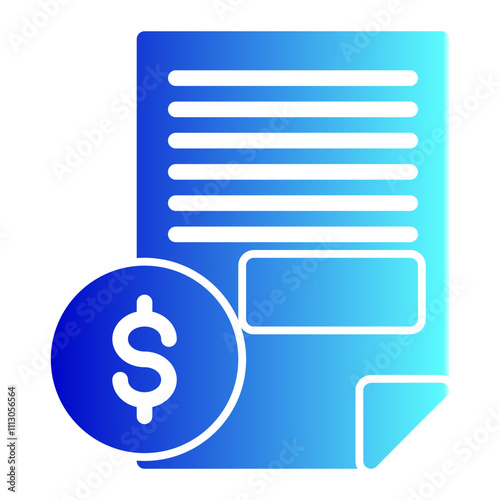 Financial Document Icon