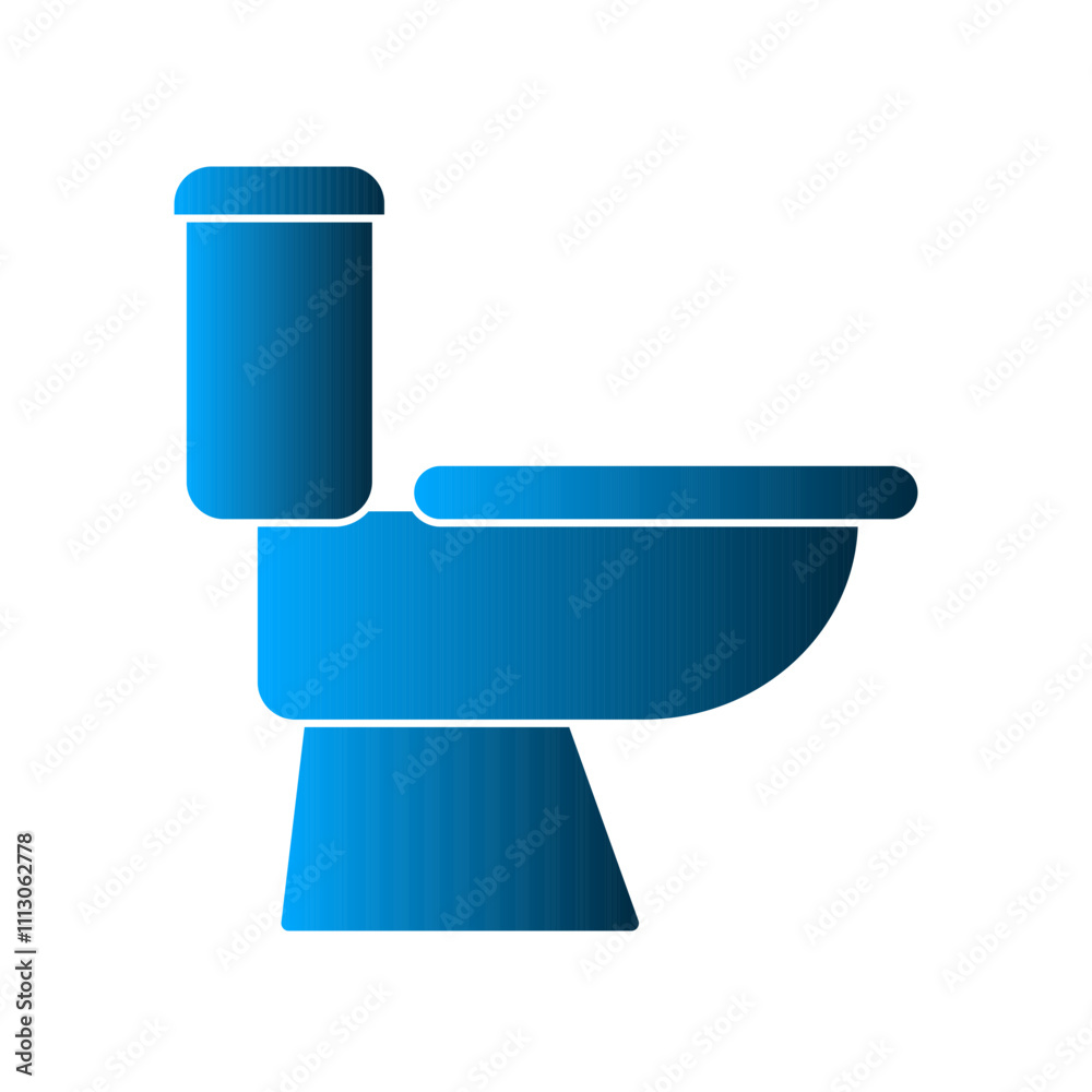 Toilet icon design template Toilet icon design template