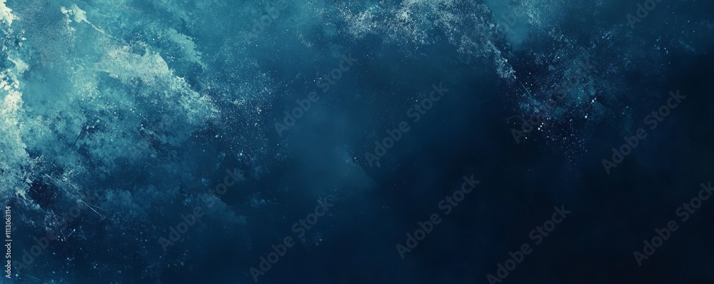 An abstract classic blue grunge background with a navy dark wall as the backdrop. Big text space for text on the banner. An abstract classic blue grunge background with a navy dark wall as the backdrop. Big text space for text on the banner.