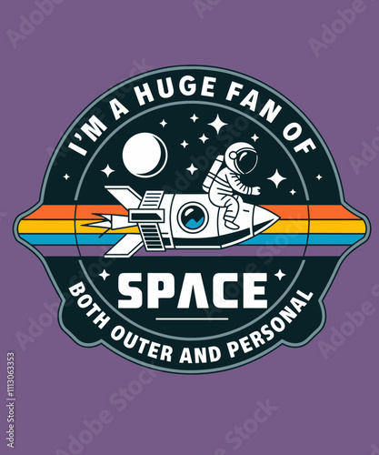 I'm a huge fan of space both outer and personal, funny illustration