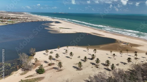 Wallpaper Mural Aerial view of Cauípe Lagoon, Cumbuco Beach - Caucaia, Ceará Torontodigital.ca