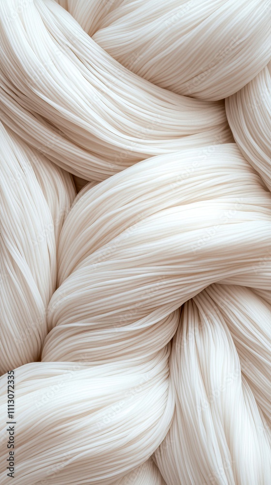 Close-up view reveals kataifi dough's fine texture, showcasing elegant, delicate strips arranged in a visually appealing manner Close-up view reveals kataifi dough's fine texture, showcasing elegant, delicate strips arranged in a visually appealing manner