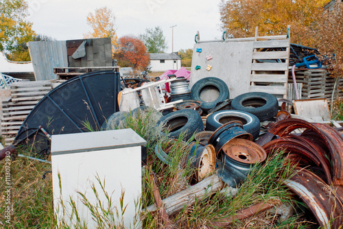 abandoned backyard photo